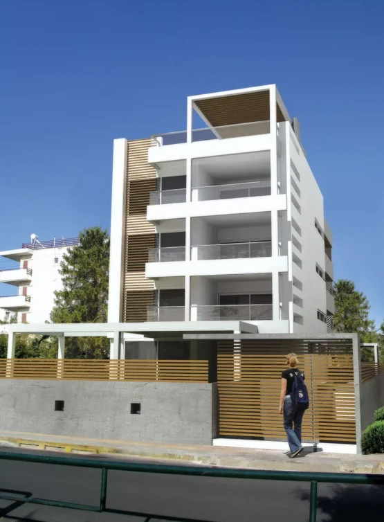 Luxury residential building in Glyfada, Zerva 64, designed by ISV Architects and developed by Skotidas Constructions.