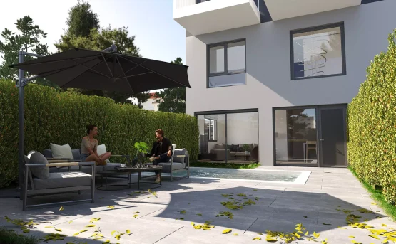 CAM 1 MEZONETA GARDEN AGIA PARASKEYH RESIDENTIAL BUILDING