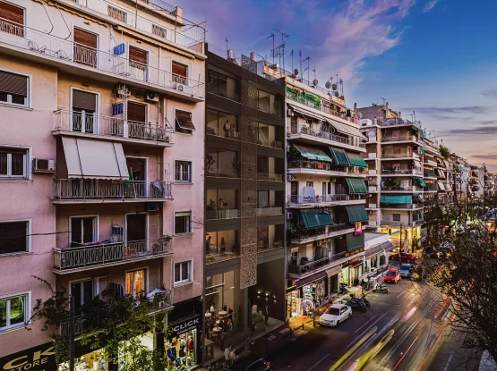 CAM 2 EXTERIOR 3D RENDERING ACHARNON RESIDENTIAL BUILDING