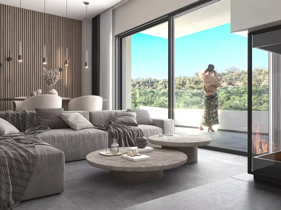 INTERIOR CAM 4 LIVING ROOM GALATSI RESIDENTIAL DEVELOPMENT  3d ARCHITECTURAL VISUALIZATION