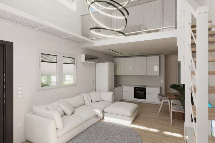 3D Rendering for Golden Visa project in Agios Dimitrios Athens - VARC Studio
