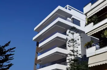 Modern residential complex in Elliniko 3D visualization architectural rendering VARC