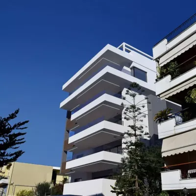 Modern residential complex in Elliniko 3D visualization architectural rendering VARC