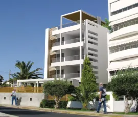 Luxury minimalist apartment building in Glyfada at Zerva 64, designed by ISV Architects and built by Skotidas Constructions. Luxury minimalist apartment building in Glyfada at Zerva 64, designed by ISV Architects and built by Skotidas Constructions.