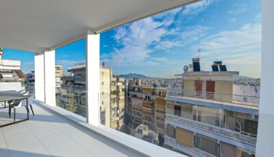 Artemidos 42 Palaio Faliro Balcony City View Architectural Visualization VARC Studio