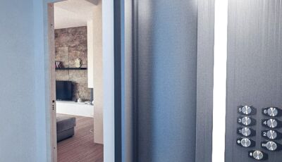 Artemidos 42 Palaio Faliro Elevator Interior Detail Architectural Visualization VARC Studio