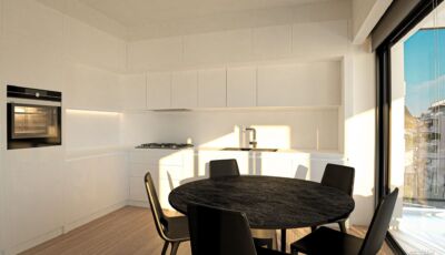 Artemidos 42 Palaio Faliro Modern Kitchen and Dining Area Architectural Visualization VARC Studio