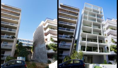 Artemidos 42 Palaio Faliro 7-Floor Residential Development by VARC Studio