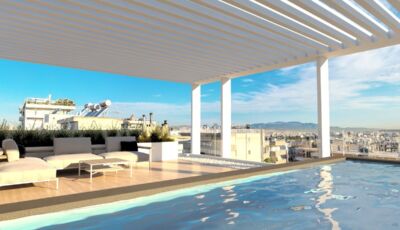 Artemidos 42 Palaio Faliro Luxury Roof Garden with Swimming Pool Architectural Visualization VARC Studio