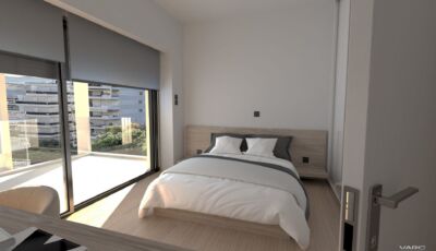 Artemidos 42 Palaio Faliro Second Bedroom Interior Design Architectural Visualization VARC Studio