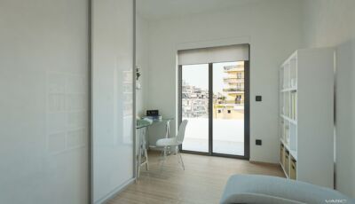 Artemidos 42 Palaio Faliro Small Bedroom Study Room Architectural Visualization VARC Studio