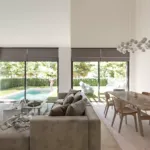 CAM 8 LIVING ROOM INTERIOR GLYFADA RESIDENTIAL BUILDING 3D RENDERING