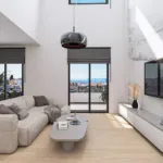 CAM 1 LIVING ROOM INTERIOR GLYFADA RESIDENTIAL BUILDING 3D RENDERING