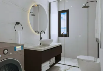 CAM 7 BATHROOM  PALAIO FALIRO RESIDENTIAL DEVOLPMENT GYM AND SPA 3D ARCHITECTURAL VISUALIZATION