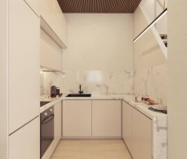 Modern kitchen 3D render for property renovation project in Dafni - VARC Modern kitchen 3D render for property renovation project in Dafni - VARC