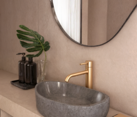 Luxury bathroom photorealistic rendering Capsule Home by VARC