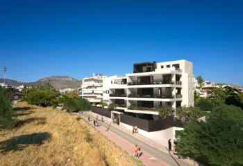 Our studio provided high-end 3D Rendering Services in Athens for this modern multi-story development on Kritis Street, Glyfada. By using advanced architectural visualization techniques, we captured the elegant design and the vibrant atmosphere of the Athenian Riviera. Photorealistic exterior 3D Rendering Services in Athens for a luxury residential project in Glyfada, Kritis street.