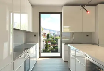 High-end kitchen visualization for our project on Kritis street, Glyfada. Luxury kitchen interior design created with professional 3D Rendering Services in Athens for a residence in Glyfada.